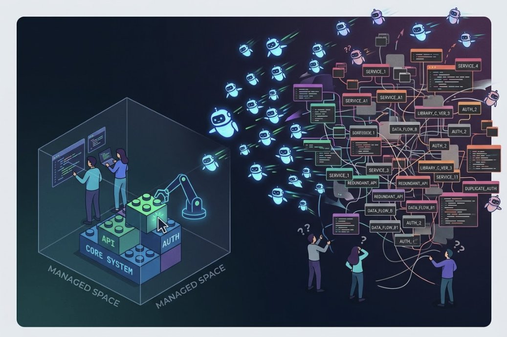 Agentic AI sprawl illustration